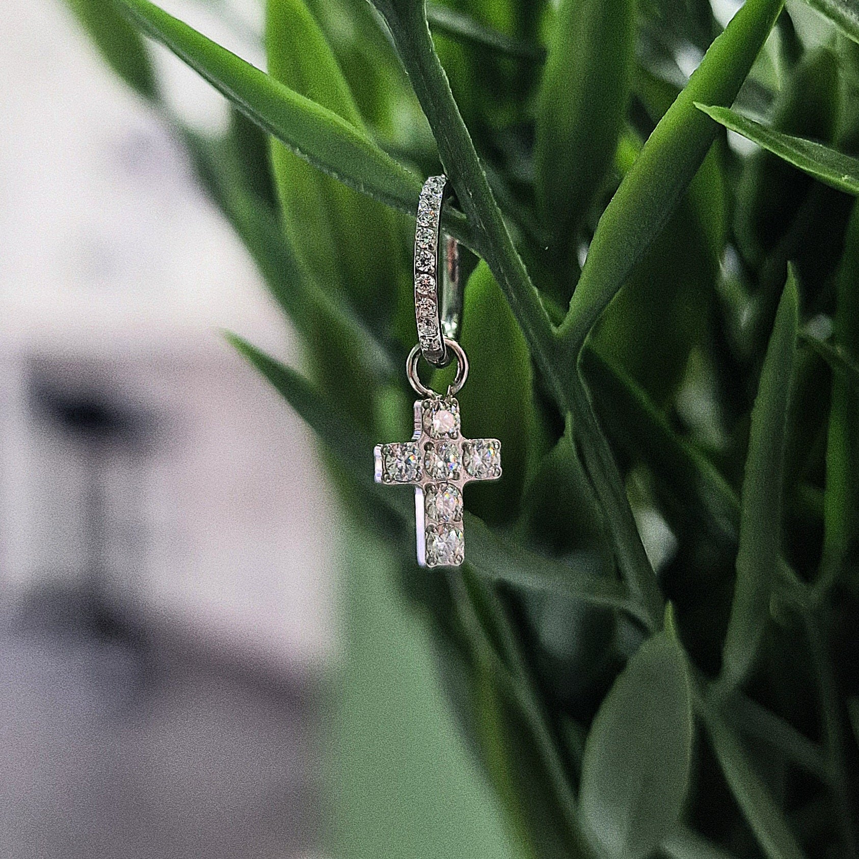 Pendente ring diamantato