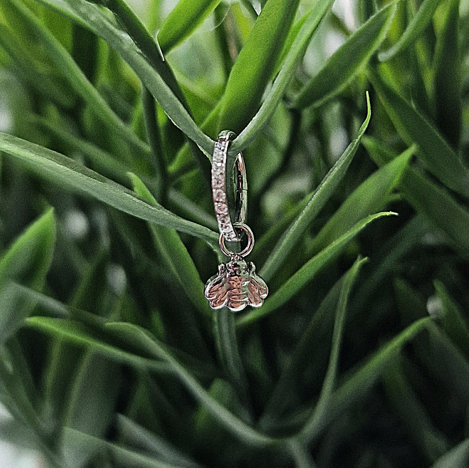 Pendente ring diamantato