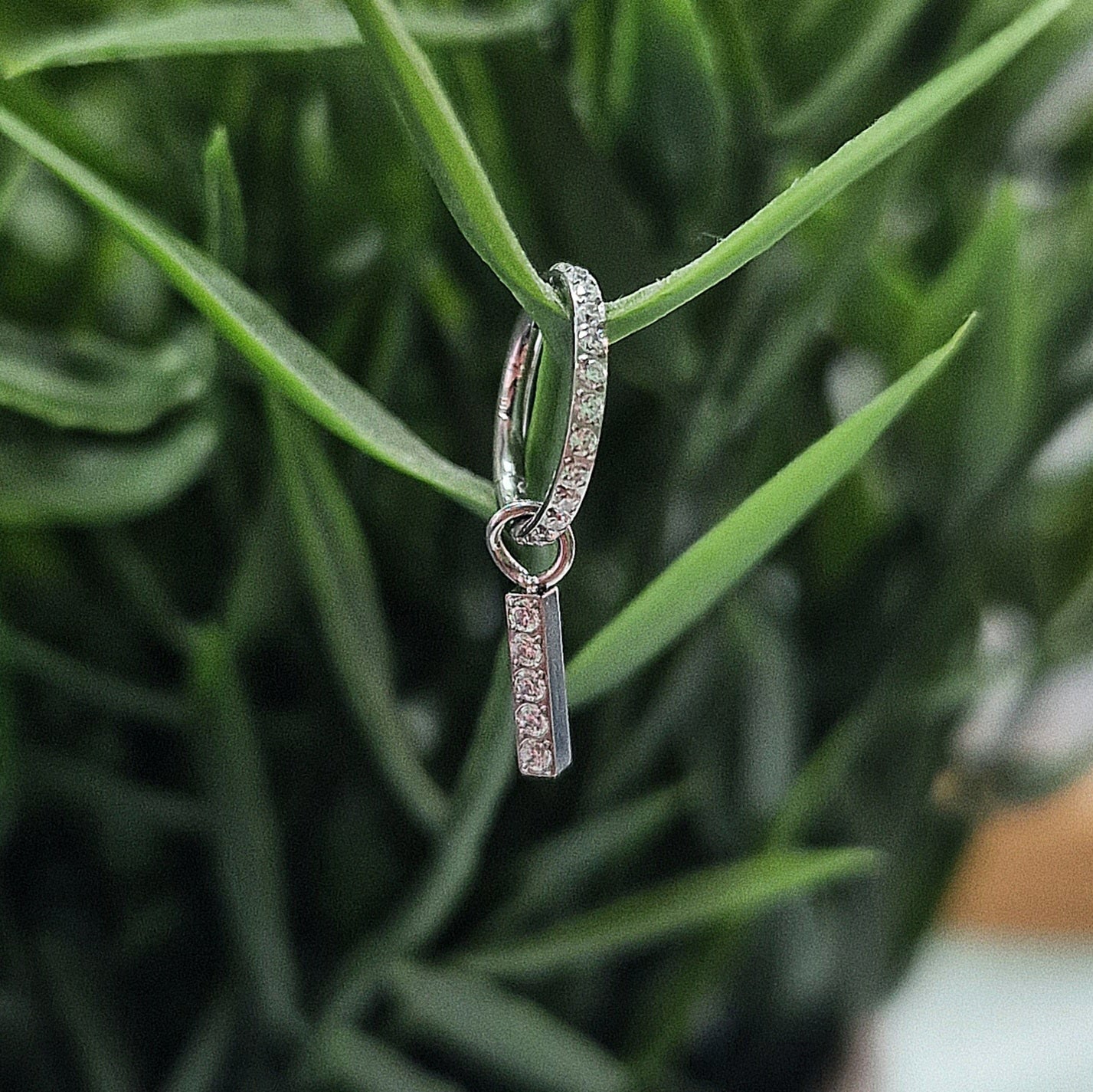 Pendente ring diamantato