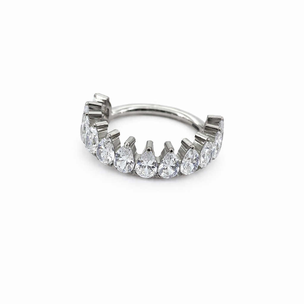 Ring Titanio Anallergico con zirconia