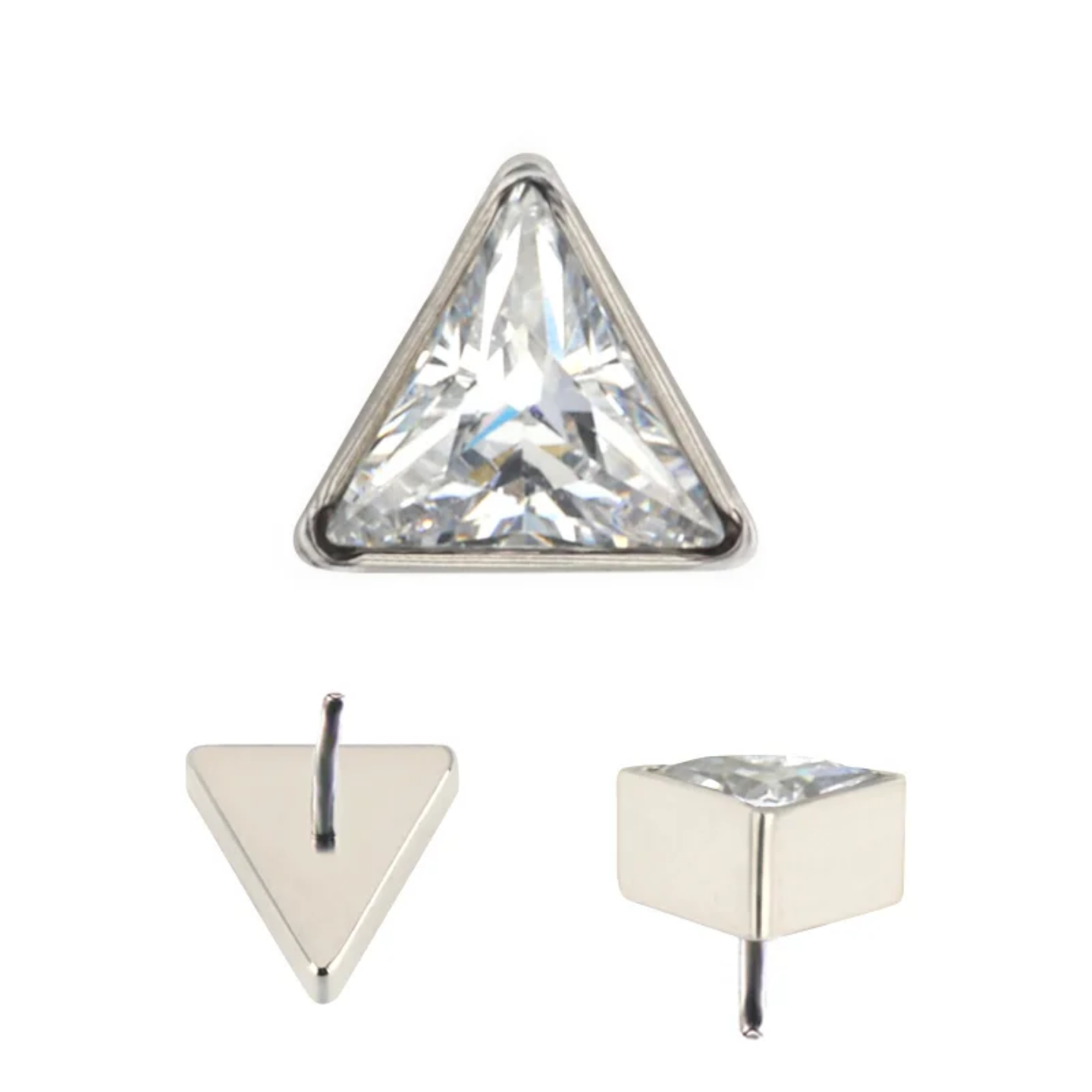 labret threadless triangolo