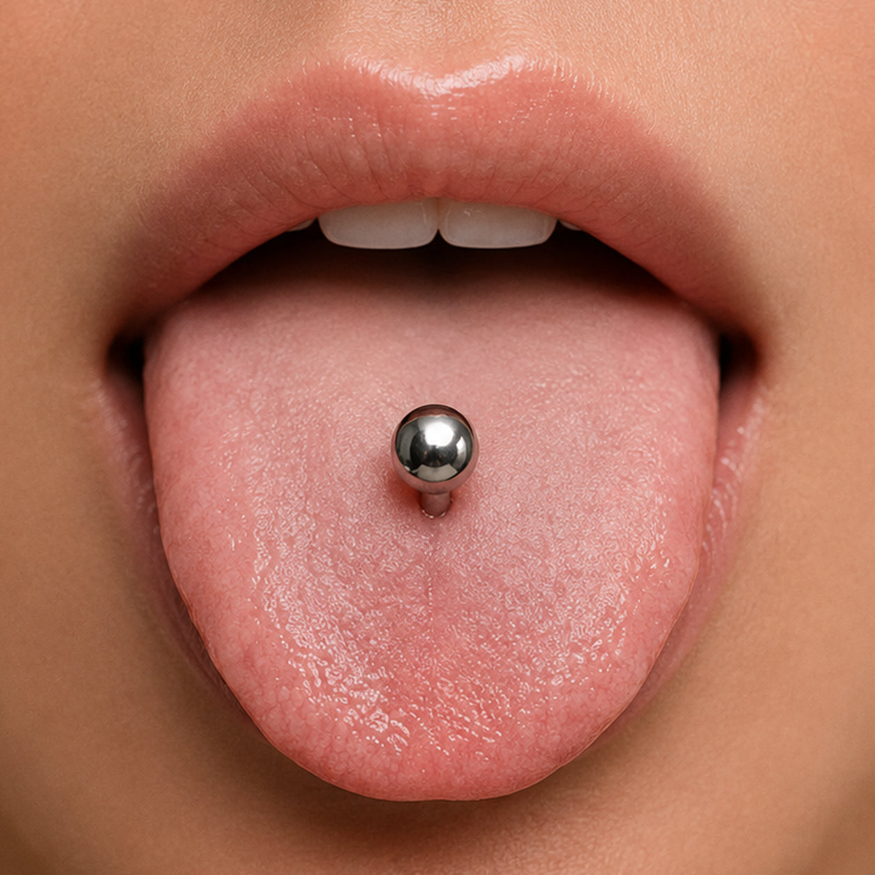 tongue piercing