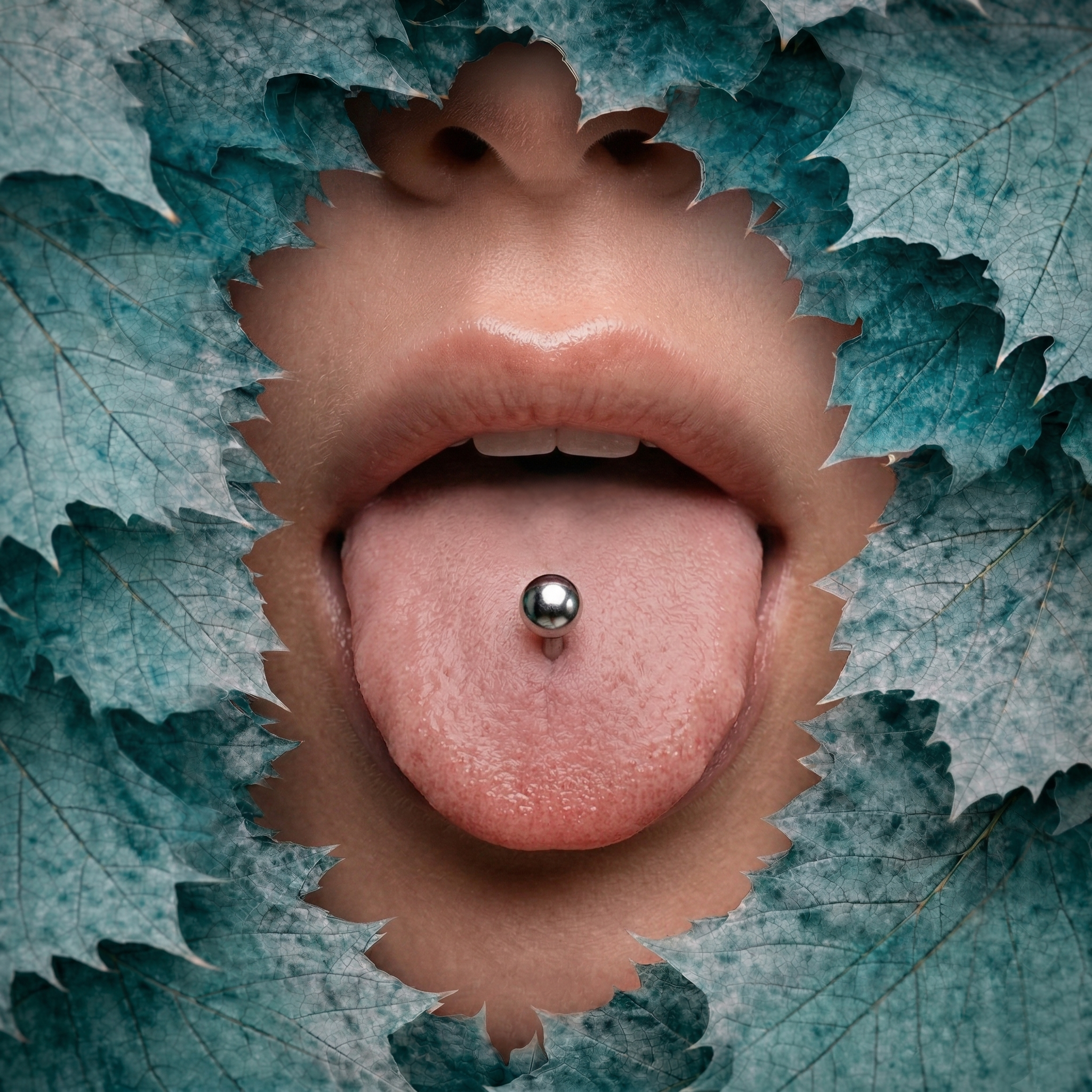 tongue piercing
