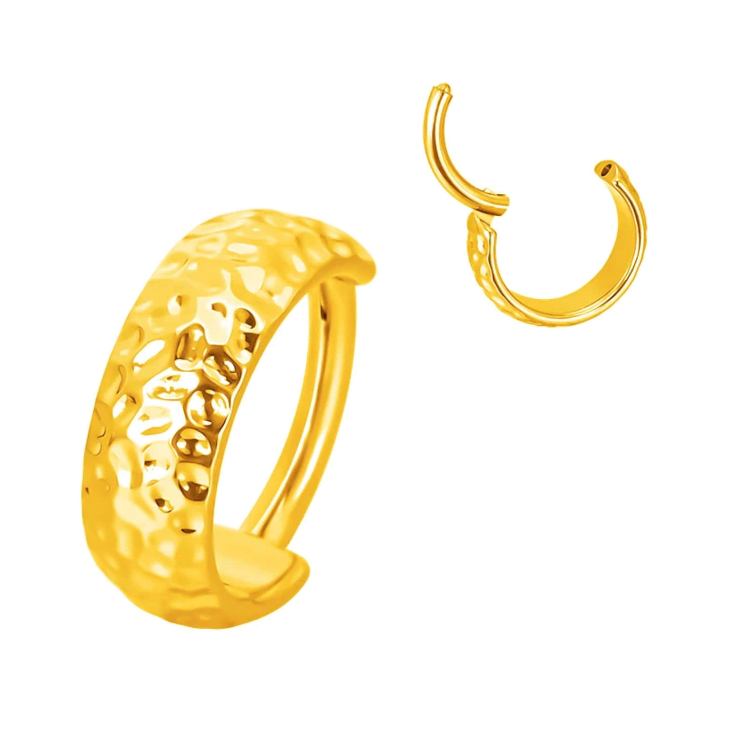 Ring martellato T405