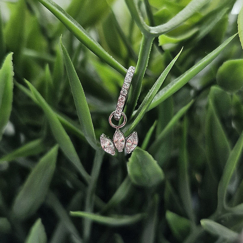 Pendente ring diamantato