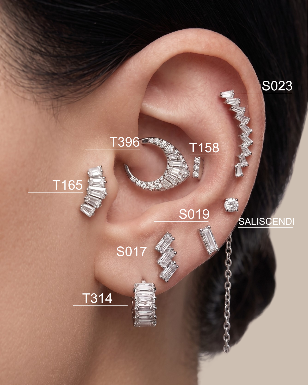 Brilliance piercing set