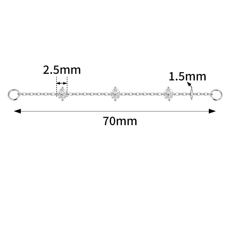 Catenina Piercing Titanio