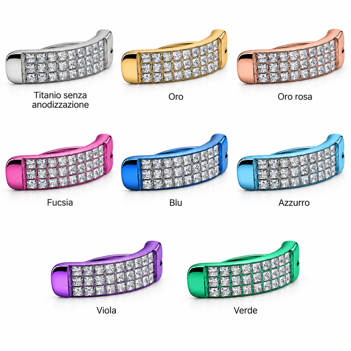 Navel clicker T282 anodizzazione