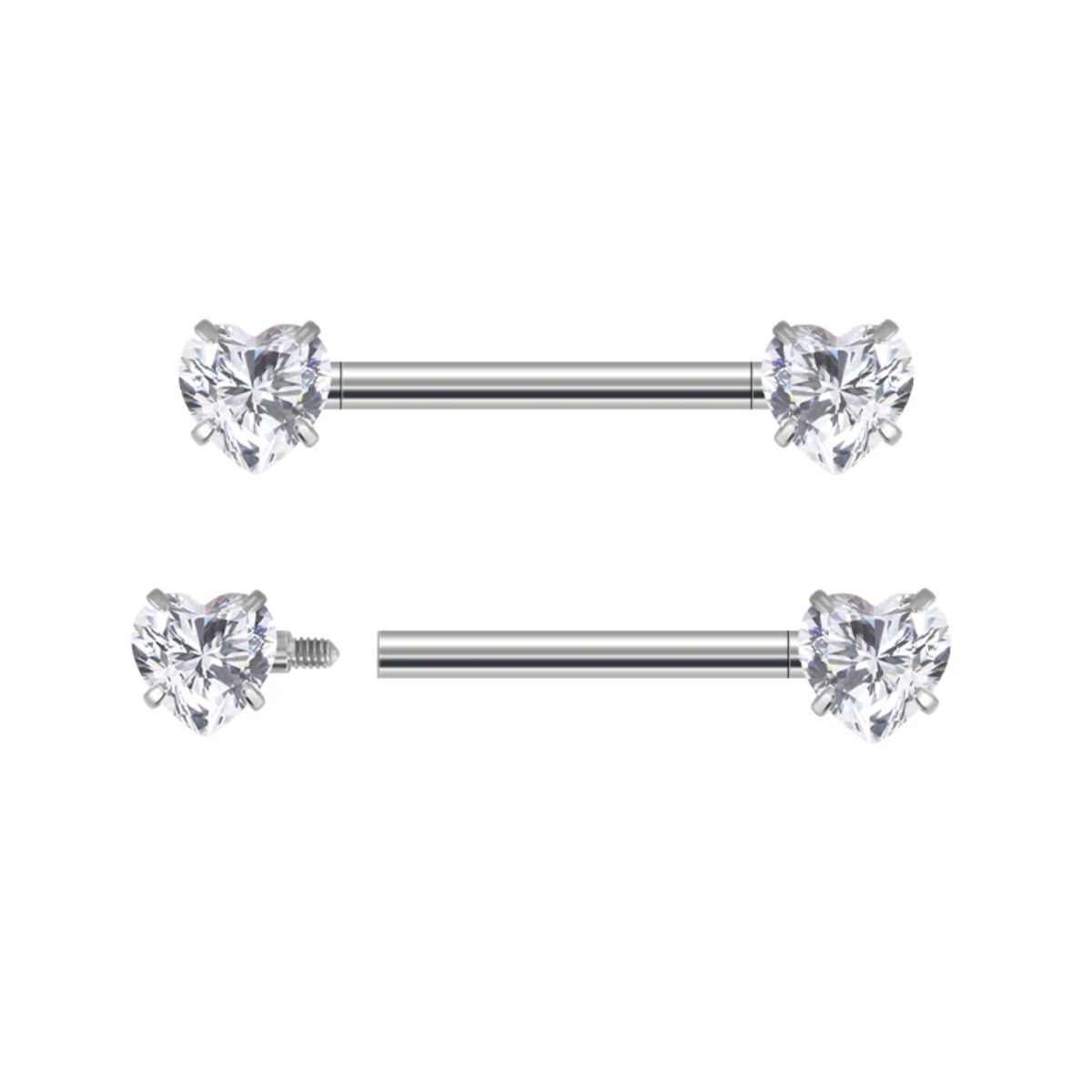 Nipple Piercing Cuore Titanio