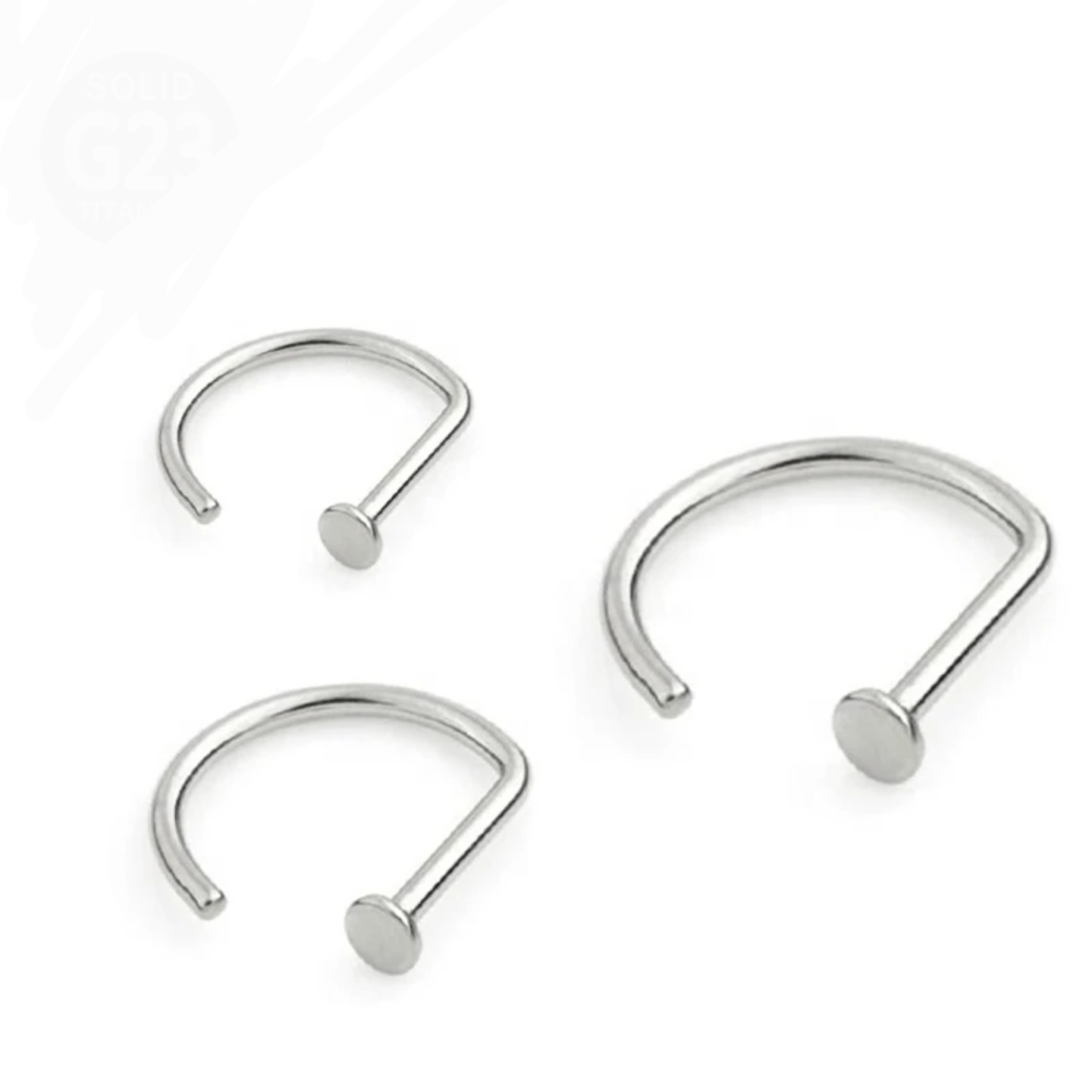 Nostril ring titanio
