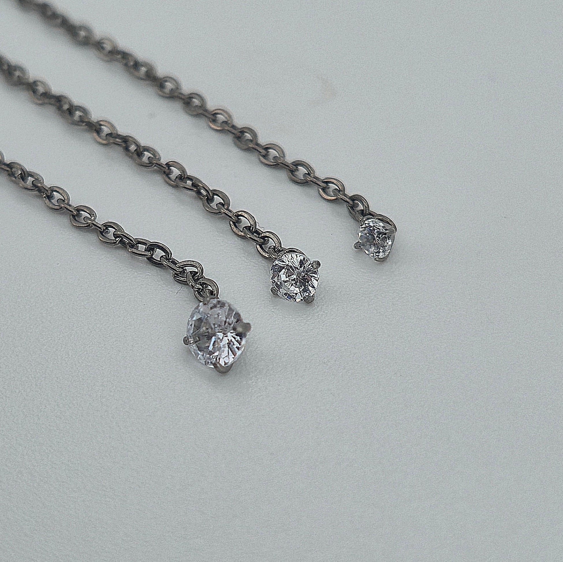 ORECCHINI TITANIO ANALLERGICO E ZIRCONIA