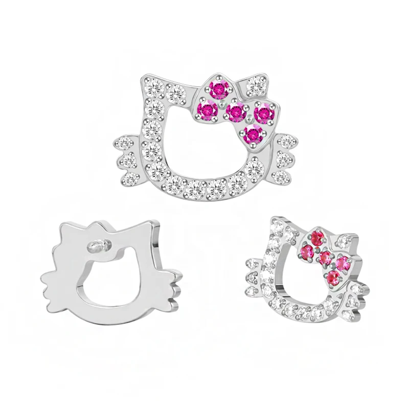 Piercing Labret Hello Kitty