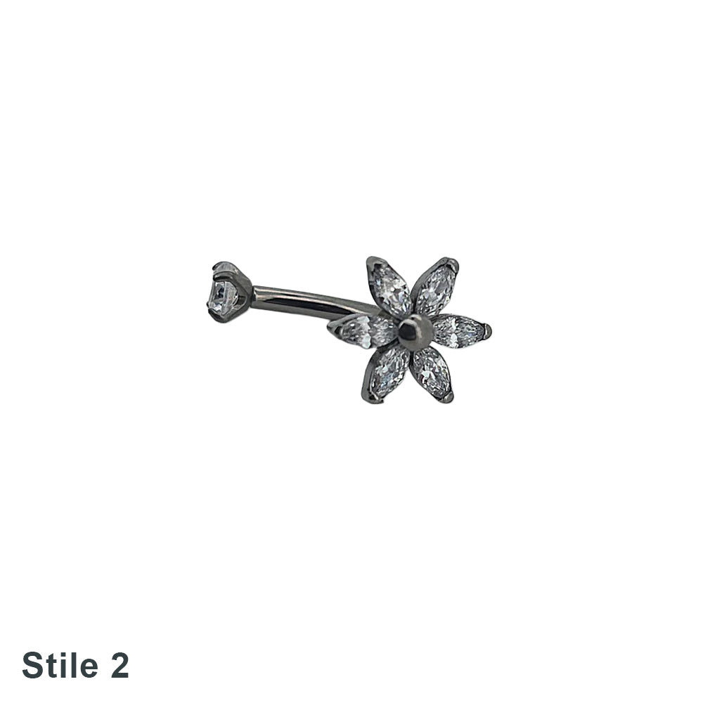 Piercing Rook fiore [T285]