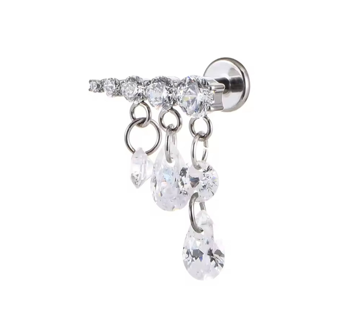 Piercing pendenti zirconia