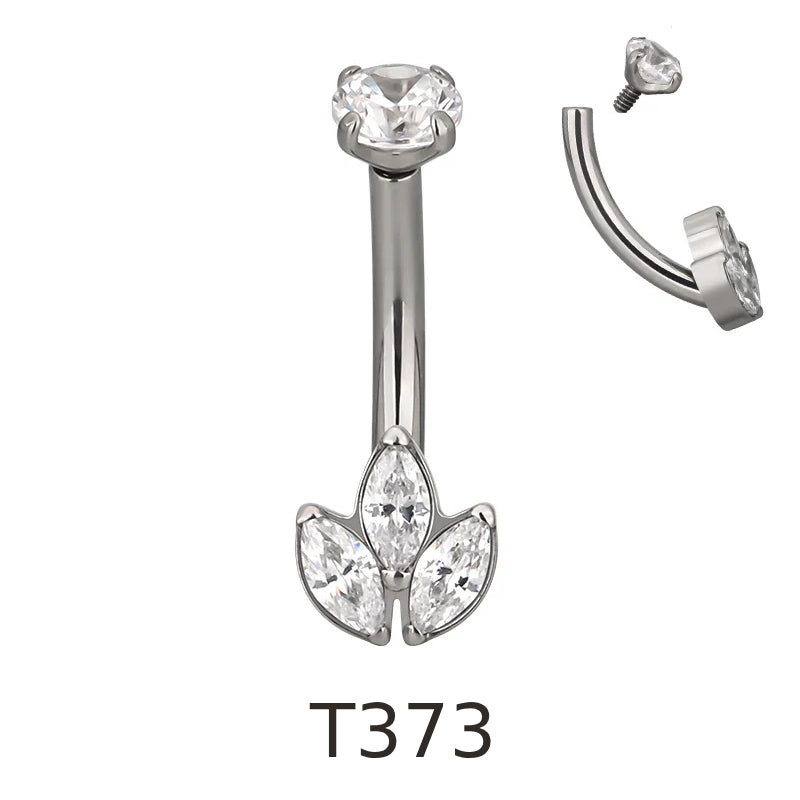 T373 orecchini set piercing orecchio