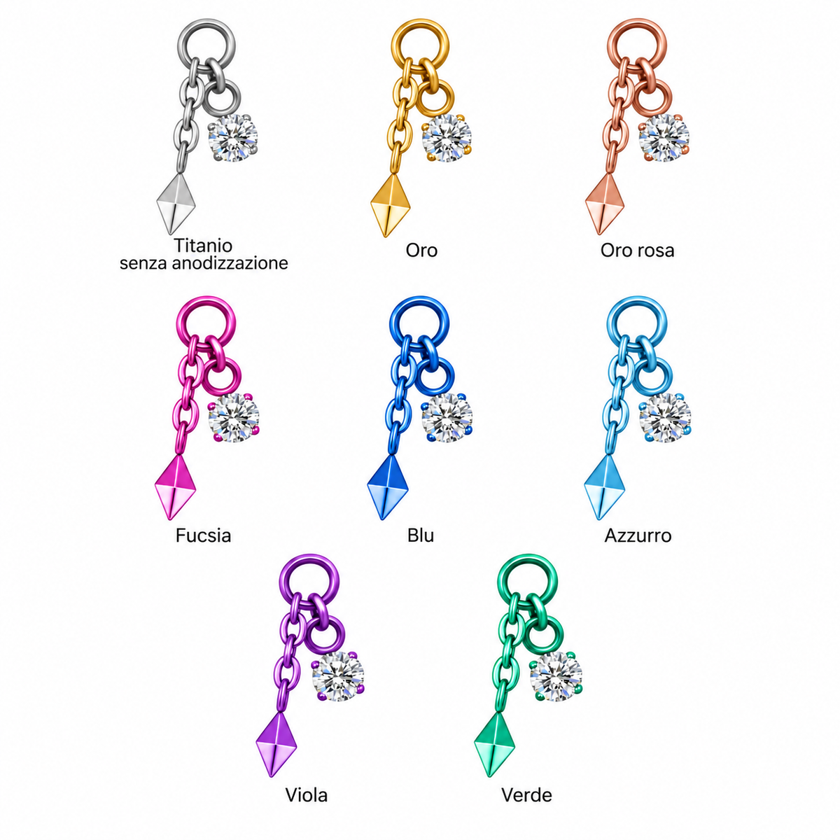 pendente anodizzazione