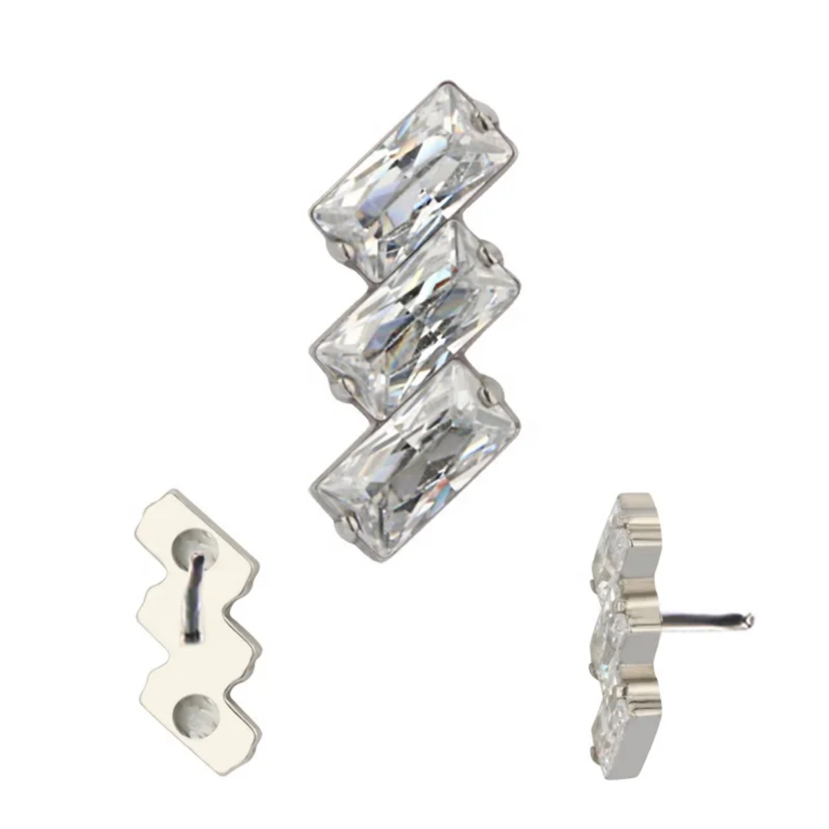 piercing baguette threadless