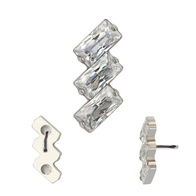 piercing baguette threadless