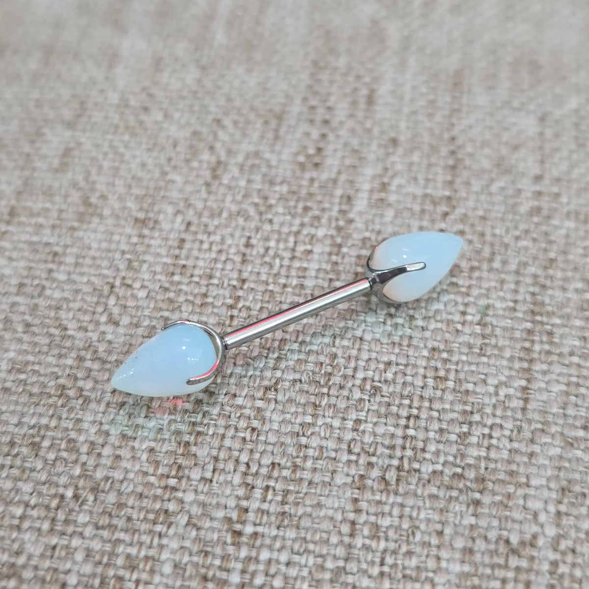 piercing barbell anallergico titanio