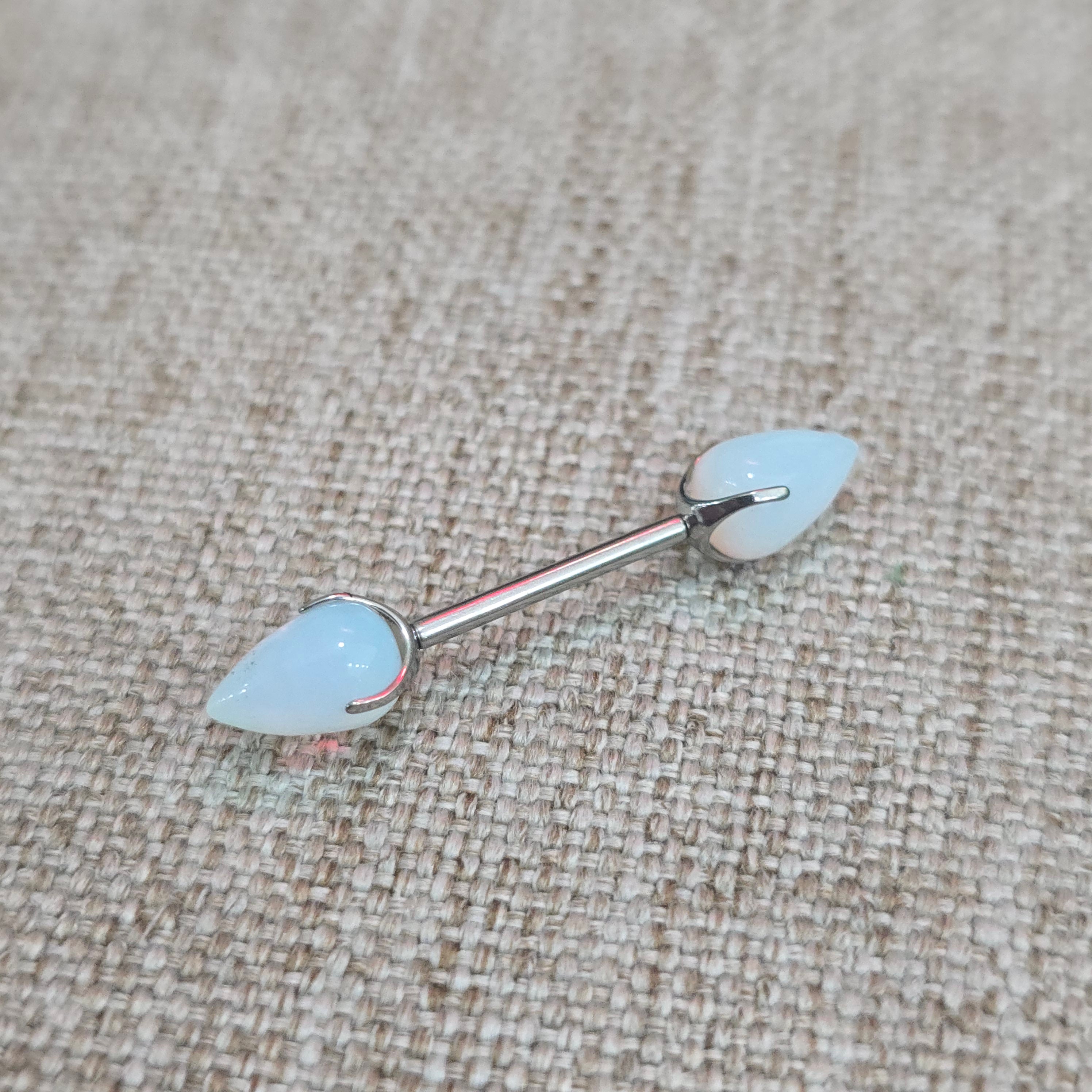 piercing barbell anallergico titanio