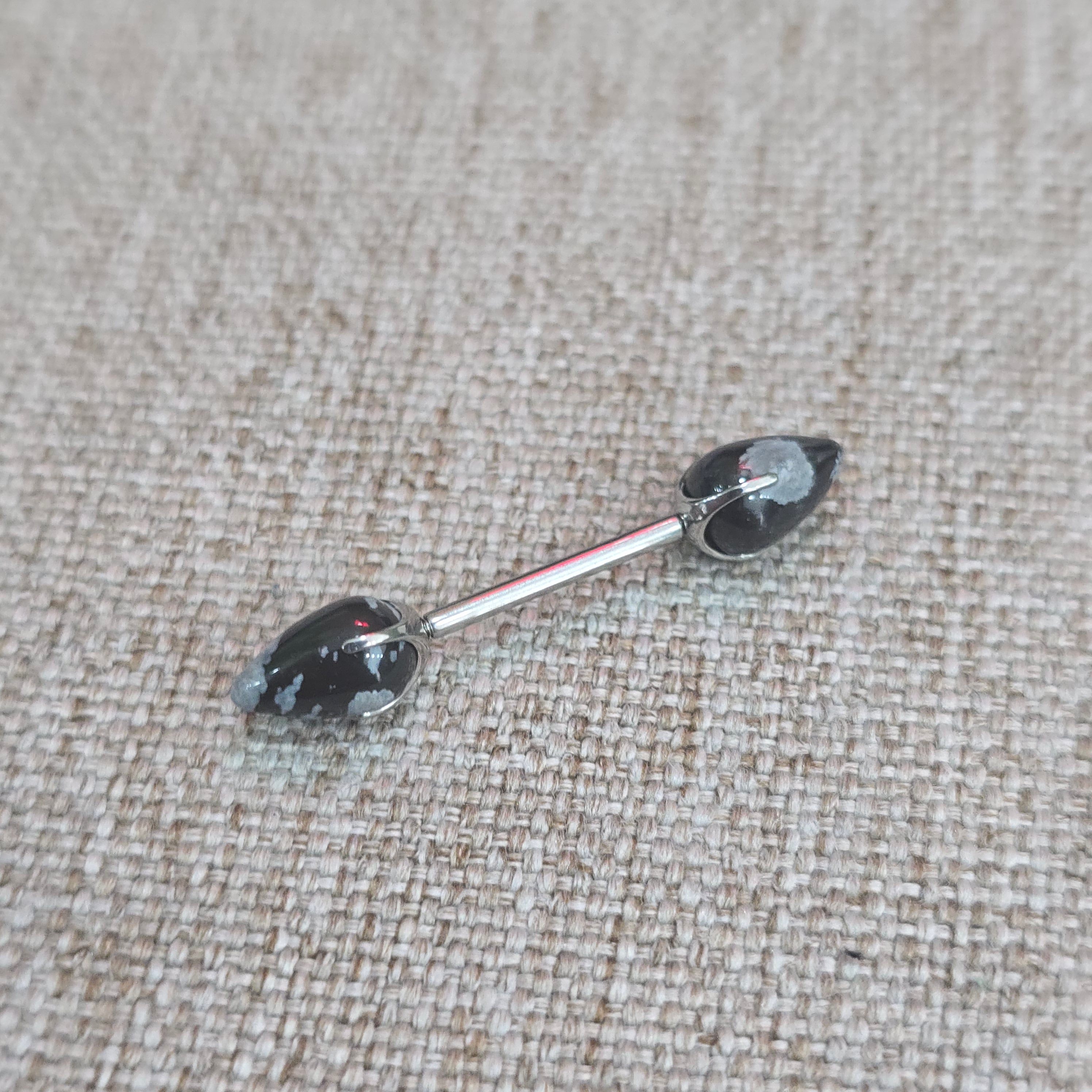 piercing barbell titanio anallergico