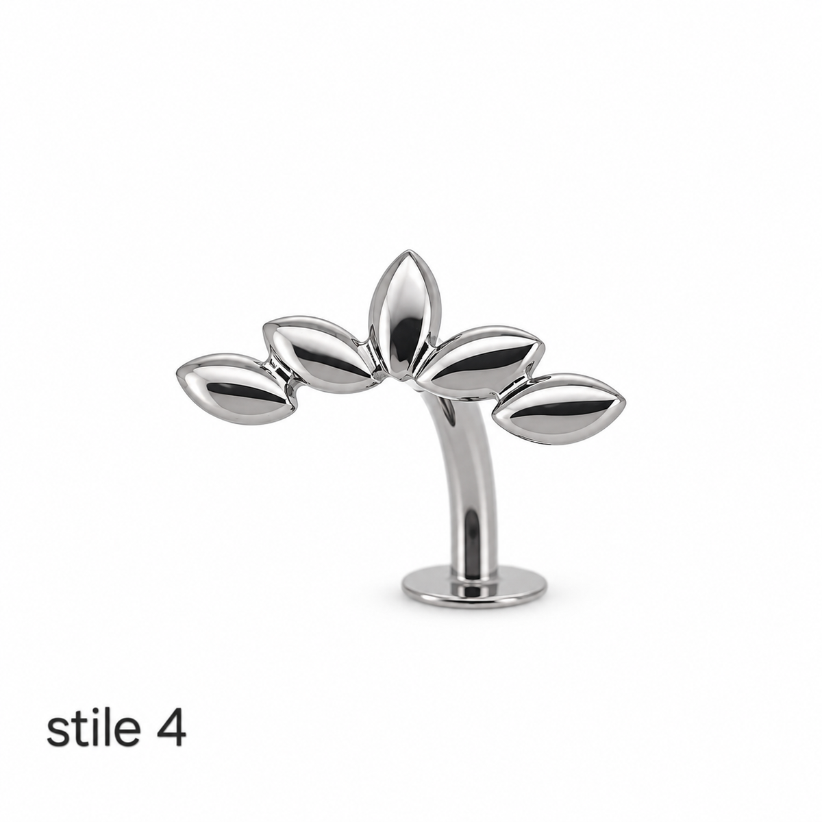 piercing floating navel titanio