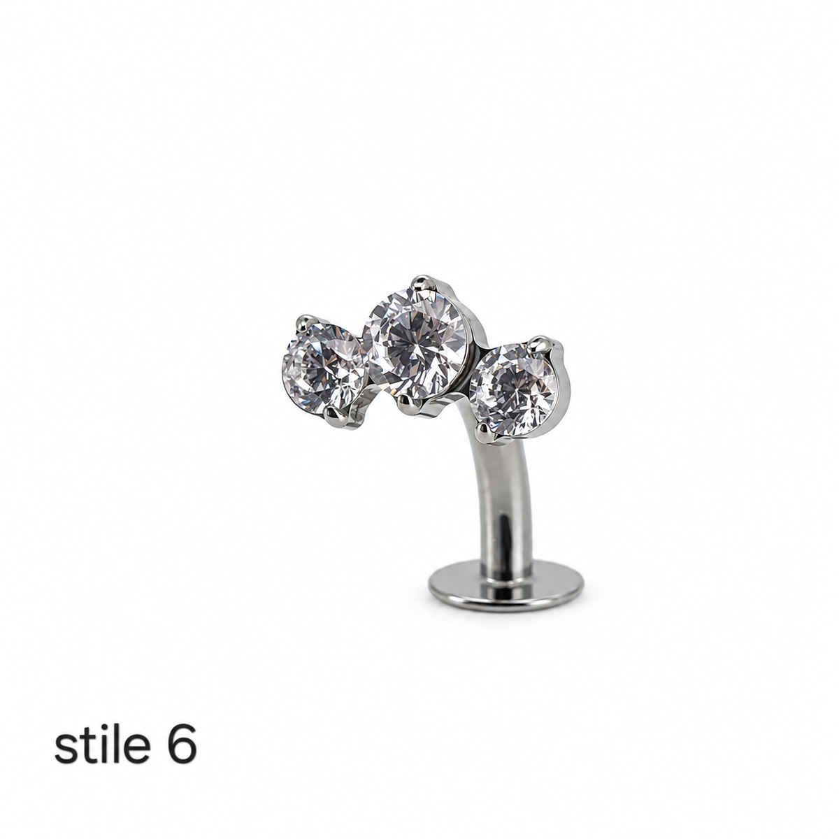 piercing floating navel zirconi