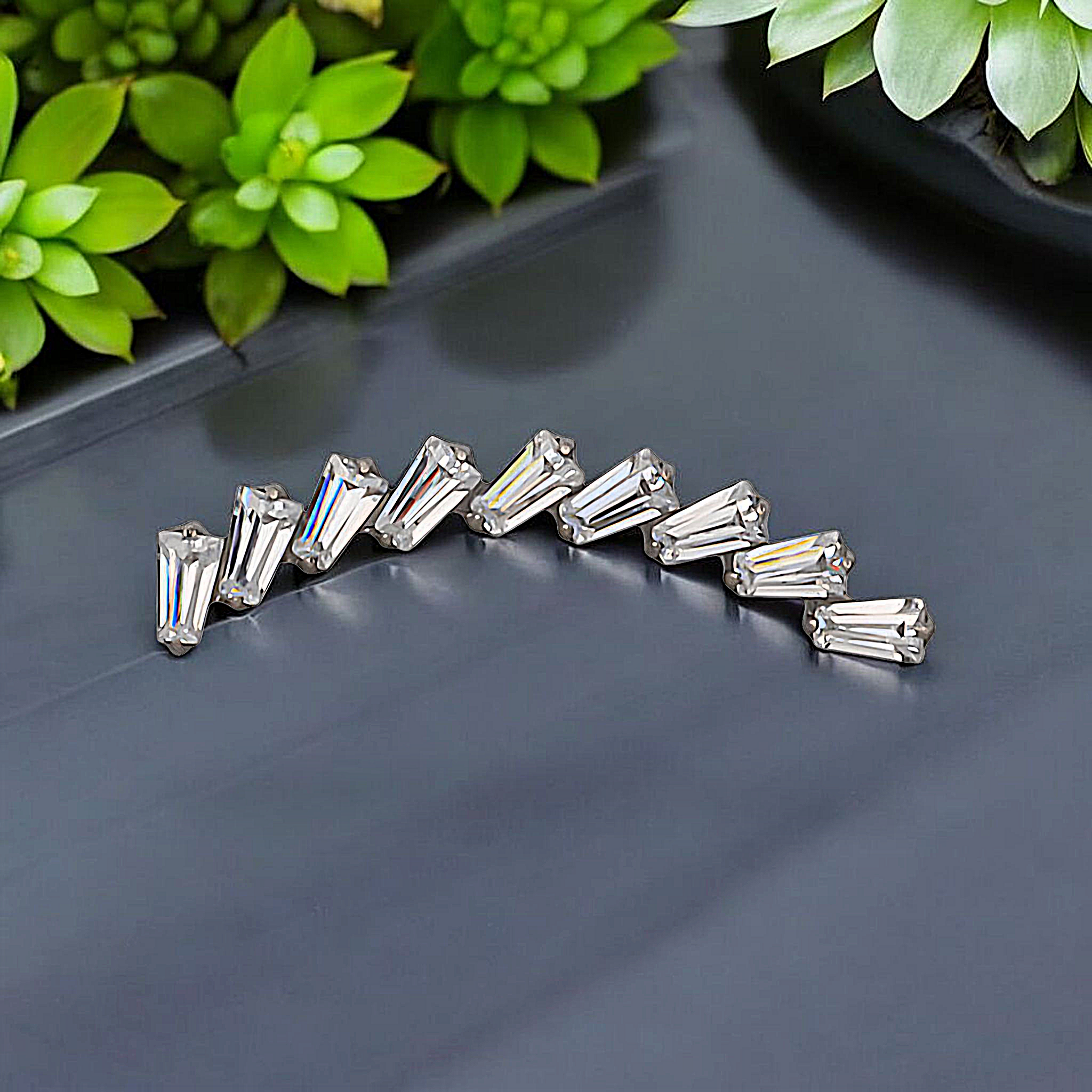 piercing in titanio anallergico forma geometrica