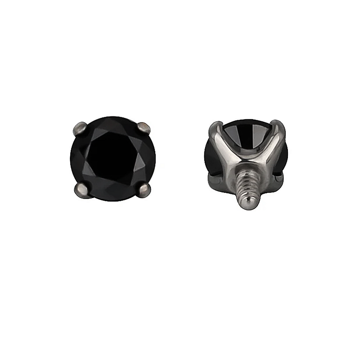 piercing punto luce nero