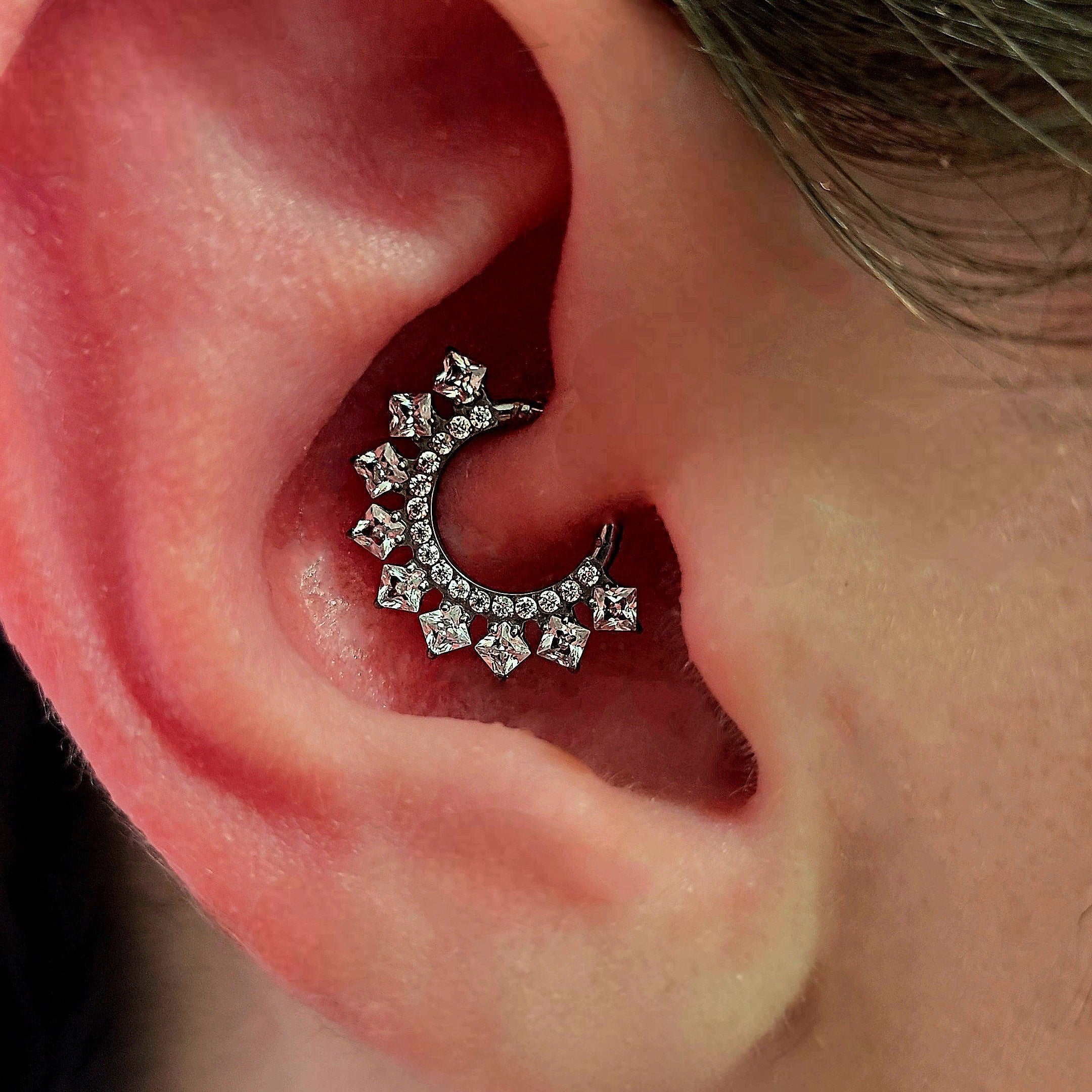 ring anello septum daith titanio