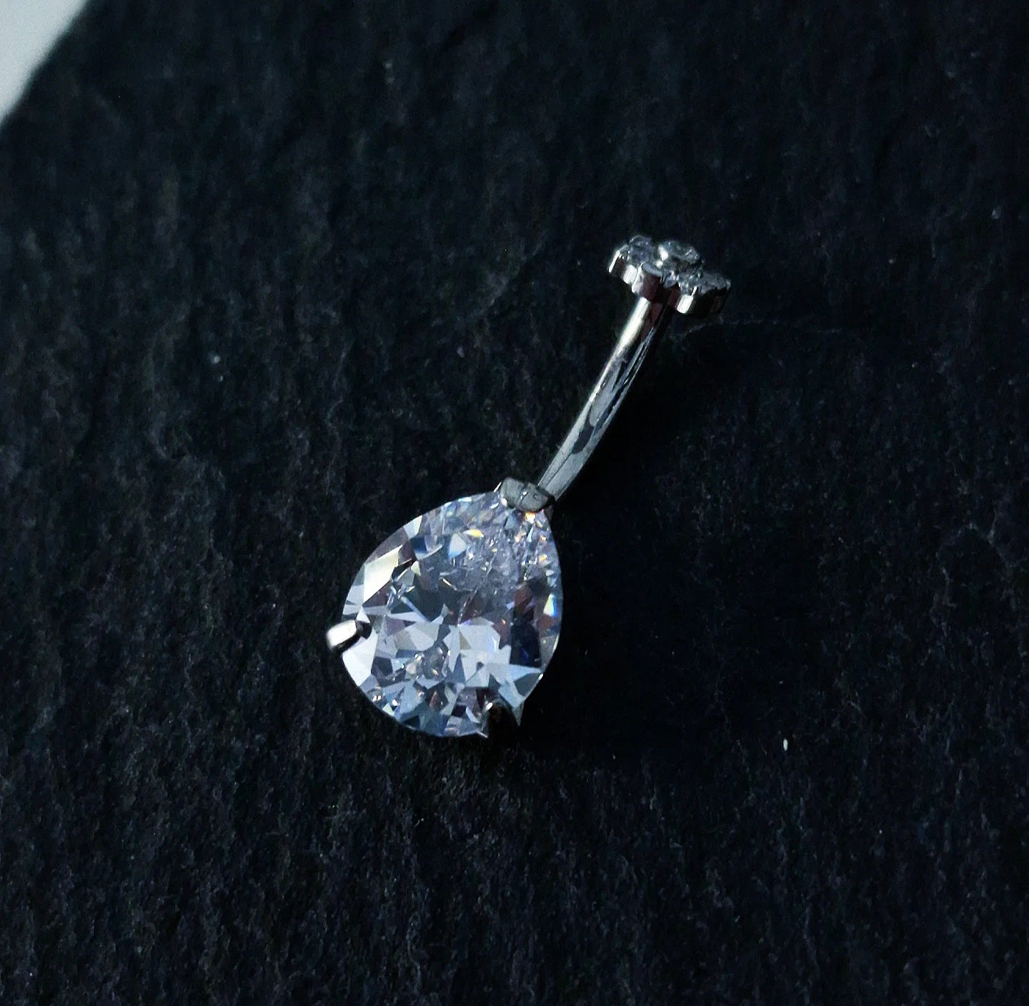 navel piercing zirconia